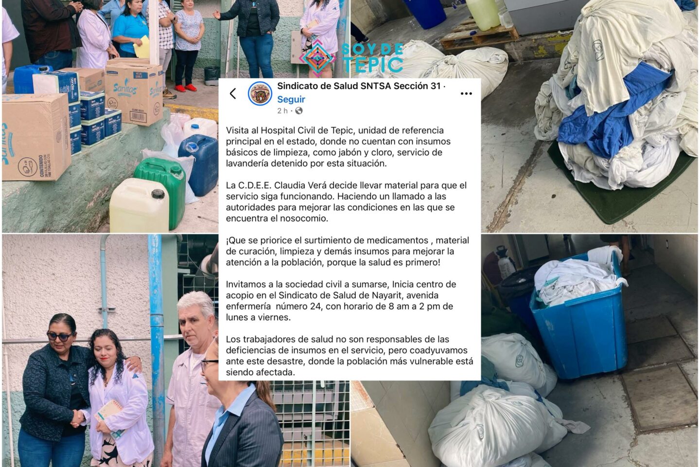 Grave crisis en el Hospital Civil de Tepic