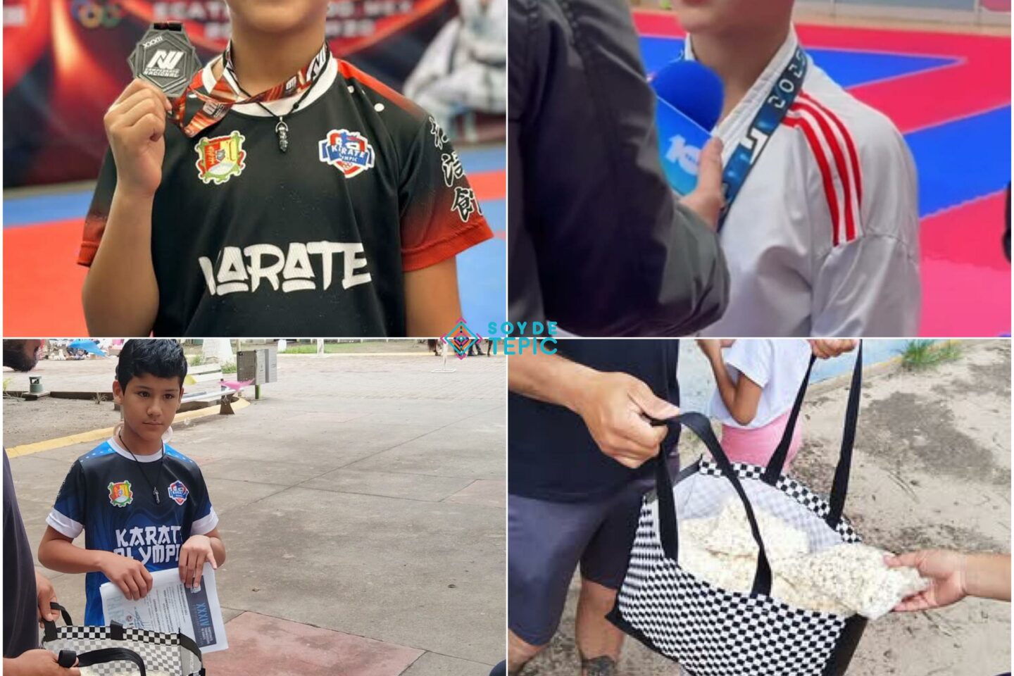 ❗️INCREÍBLE❗️Pequeña promesa del Karate en Nayarit, vende palomitas🍿para poder asistir a un torneo internacional.